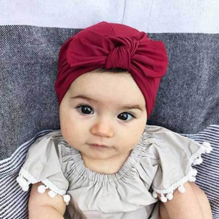 Bébé nouveau-né fille bandeaux infantile Turban enfant en bas âge cheveux  accessoires Nylon coton bandeau cheveux bande mignon Kwaii doux chouchous