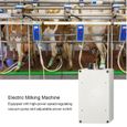 ZJCHAO Kit de traite de vache Machine à traire électrique domestique de vache de chèvre de 100-240V 7L avec la pompe à impulsion-2