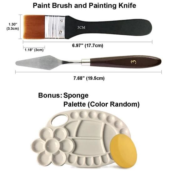 Lot De 12 Pinceaux De Peinture à Pointe Fine Pour Peinture Acrylique, Huile Et Aquarelle, Bleu