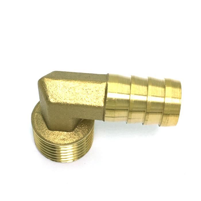 Raccords Laiton 9.5mm Vers 1/4 NPT - Lot De 2 Pour Circuits Pneumatiques Et Hydrauliques