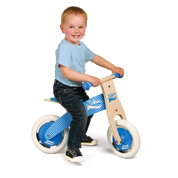 Bikloon Little Racer - Draisienne évolutive en Bois - Dès 2 ans bleu - Janod