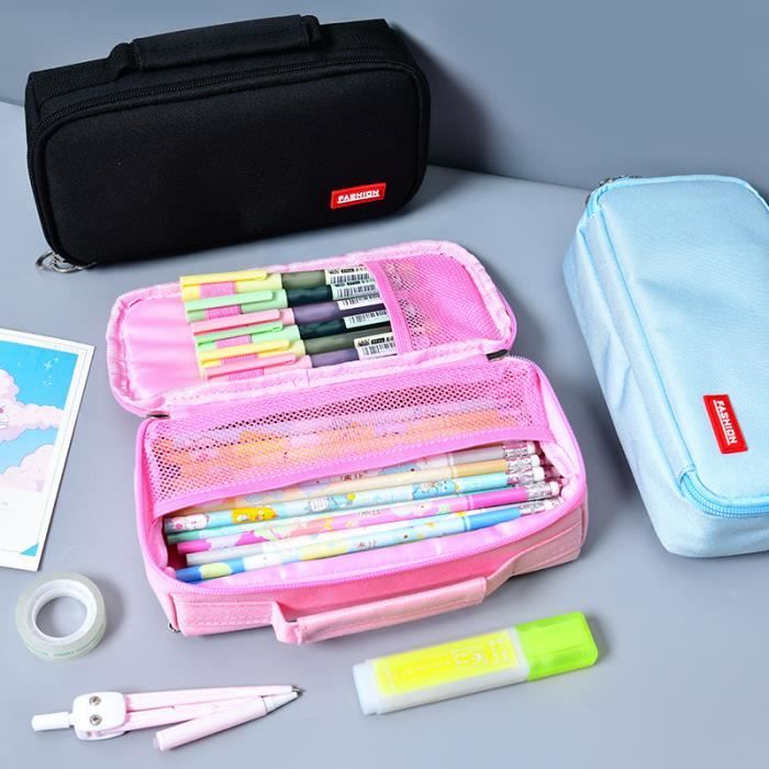 Trousse rose gold ecole crayon maquillage chat cute personnalisee rose gold  - Cdiscount Bagagerie - Maroquinerie
