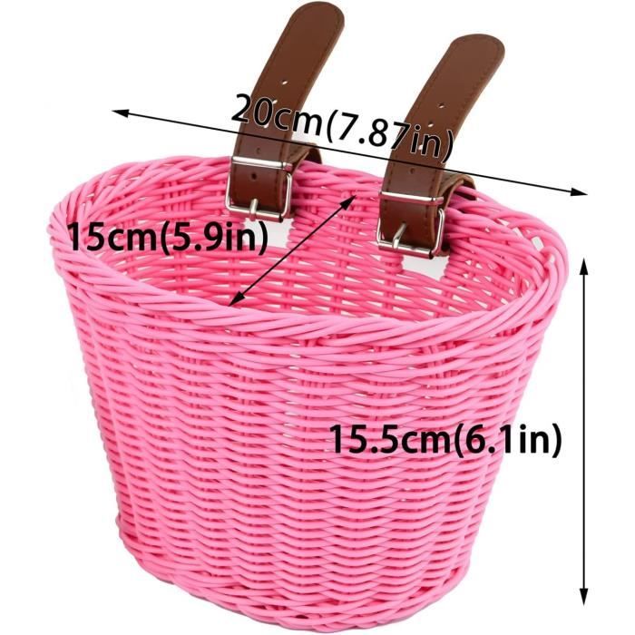 BINOTHINK Panier Velo Enfant Tricotage la Main Panier V lo
