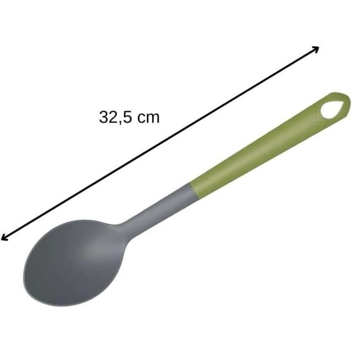 2 Cuillères De Service Silicone - Ustensile Cuisine Antiadhésif Pour Riz Et Purée