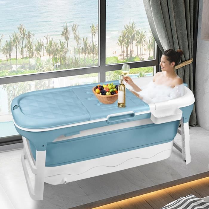 Baignoire Pliable Enfant 0-8 Ans - Portable, Avec Balles Et Canards, Dimensions 75x70x25 Cm, Base Antidérapante