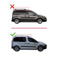 Pour Peugeot Partner Tepee 2008-2018 Barres de Toit FLY Modèle Railing Porte-Bagages de voiture - Gris-3