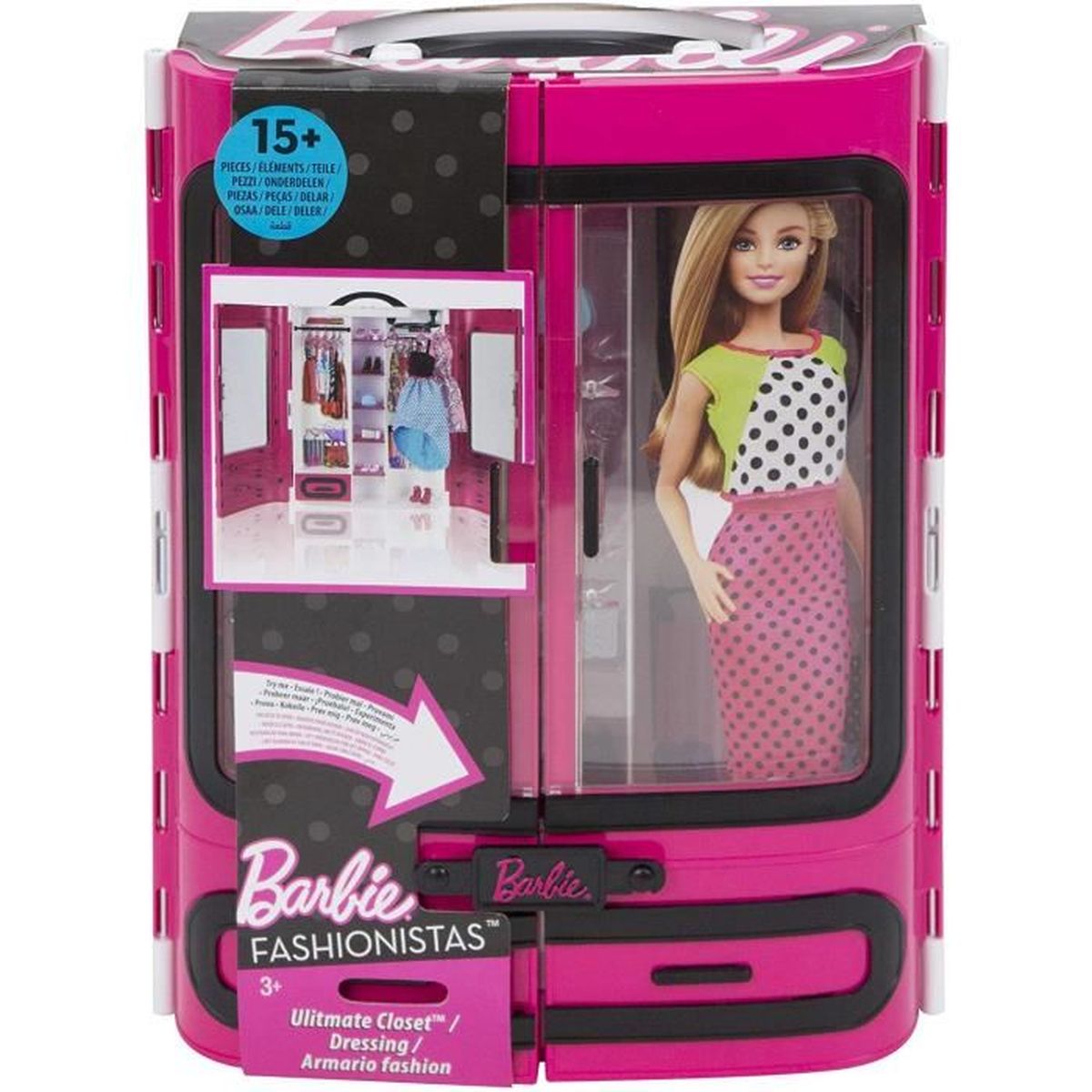 barbie fashionistas dressing rose