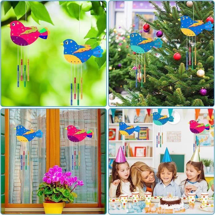 Lechisenop Lot De 6 Carillons à Vent Pour Enfants - Kit De Carillon