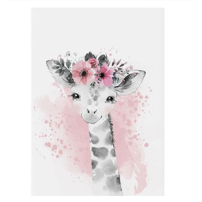 Youihom 3 Toile Animaux Chambre Bebe 30x40 Poster Illustration