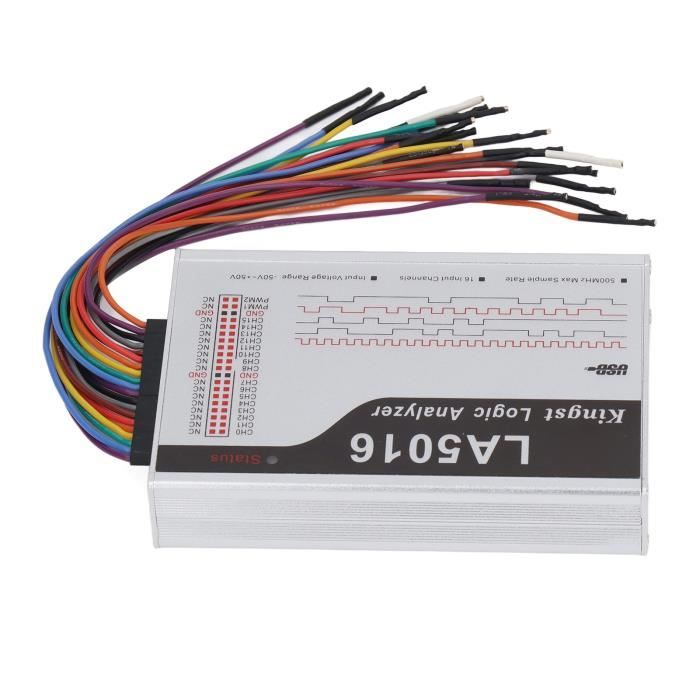 Analyseur Logique V6.0 RP2350 – 24 Canaux, 400 MHz, Neuf Dans Sa Boîte (marque SODIAL)