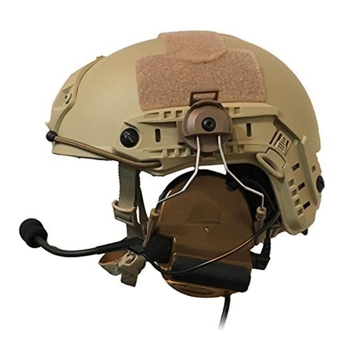 Cikonielf casque antibruit militaire 7 mm Casque militaire Casque militaire  à réduction de bruit de 7 mm avec microphone - Cdiscount Bricolage