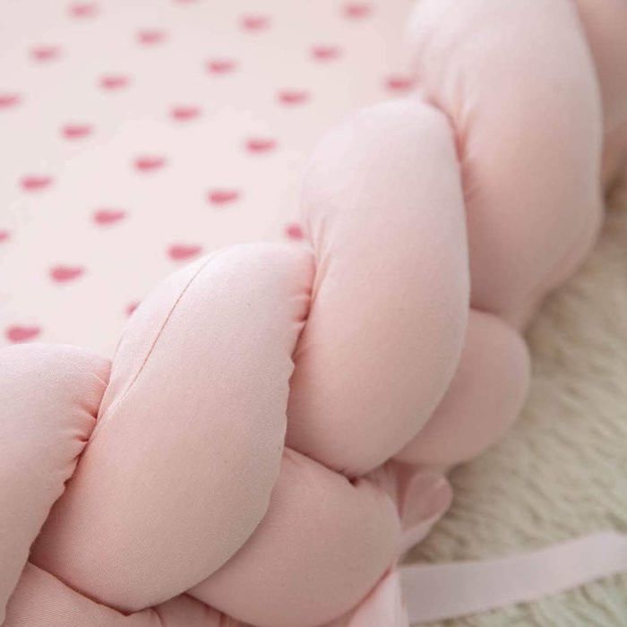 Nid Cocoon Bébé Réducteur De Lit 90×50cm - Pod Nouveau-Né Portable Et Respirant En Coton