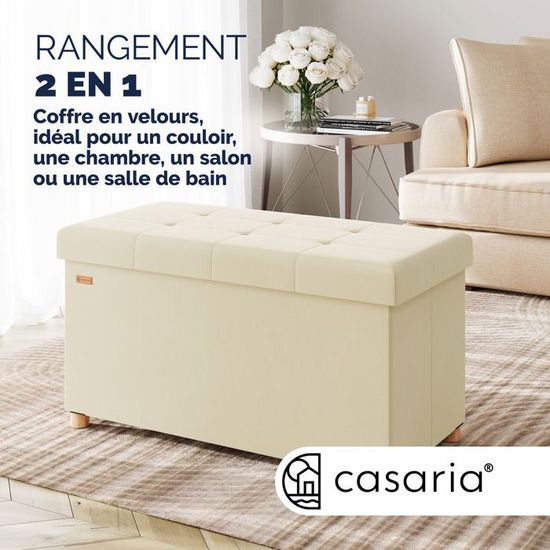 Latitude Run® Banc De Rangement Avec Repose-pieds, Banc Pour Chambre à