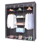 Penderie Armoire Penderie Double 9 Etageres 150x45x172 Cm Achat