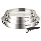 Tefal Ingenio Emotion, Batterie de cuisine, Acier inoxydable, Poêles, L8968445
