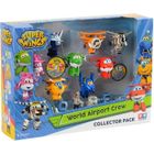 AULDEY Coffret Figurines Super Wings Collector de 8 Transform'a'bot + 7 figurines "WORLD AIRPORT CREW" Saison 1