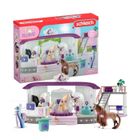 Écurie Schleich Salon de Beauté Sofia's Beauties avec Accessoires de Pansage et Figurines Schleich Chevaux - Coffret de 99 Pièces