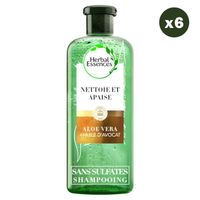 6 Shampoings Aloe & Avocat 225ml, Herbal Essences