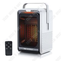 TD® Petit appareil de chauffage domestique à air chaud, chauffage électrique à double usage, chauffage et refroidissement