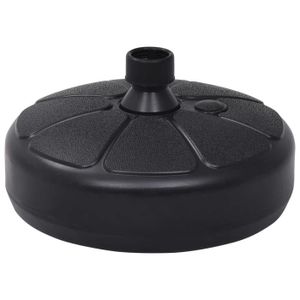 Support Parasol Pour Balcon Menz - Fixation Balustrade Gain De Place - Pour Parasols Jusqu'à 200cm - Noir