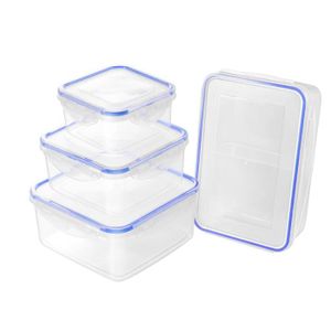 Blanc Fdit 10 Pcs Bento Bo/îte Micro-Ondes Compartiments /À Lunch en Plastique Repas Pr/ép Conteneurs Bo/îtes De Rangement des Aliments