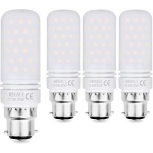 Ampoule LED B22, Lampe à Baïonnette, 3W 6W 9W 12W 15W 18W 21W, Blanc Froid  et