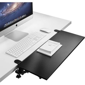 Tiroir pour Clavier dordinateur Pas de BruitSous Bureau Clavier Plateau Le Dortoir du Bureau d/étude est Disponible Support Clavier Coulissant ABCWY Plateau Coulissant Clavier