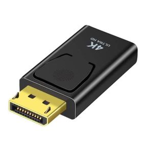 Adaptateur DisplayPort Vers HDMI - Mâle DisplayPort, Femelle HDMI, 1080p, Plug & Play, Pour PC/ordinateur Portable Vers TV/moniteur - 9