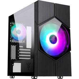 MRED - Boîtier PC Gamer ATX - Blanc RGB Dream Eyes - Cdiscount Informatique