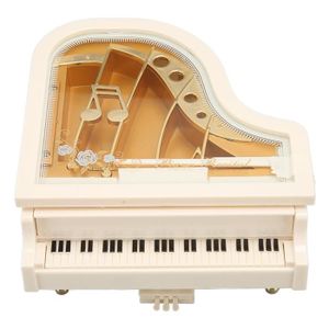 BOITE À MUSIQUE Mothinessto décoration de boîte à musique Boîte à musique pour Piano, boîte à musique exquise et Adorable, boîte à creatifs boite