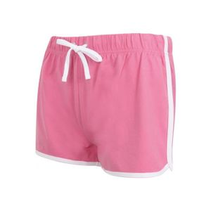 SHORT Short femme Skinni Fit Rétro - bright pink/white -