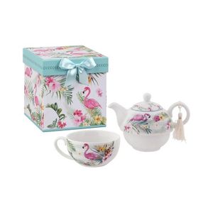 Superbe Tea for One Set de ~ Licorne ~ Th/éi/ère avec tasse porcelaine Unicorn