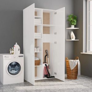 Magnfique Armoire De Rangement Blanc 80 X 35 5 X 180 Cm Agglomere Achat Vente Meuble A Casier Magnfique Armoire De Soldes Sur Cdiscount Des Le 20 Janvier Cdiscount