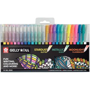 FIN//moyen//Bold – 3 Lot de stylos White 3 sizes blanc Sakura Gelly Roll Pen Blanc Tailles assorties