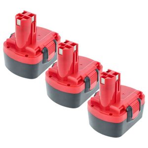 2X Für Bosch BAT140 4,8Ah 14,4V Akku BAT038 GSB GSR PSR 14.4 VE2 Ni-Mh