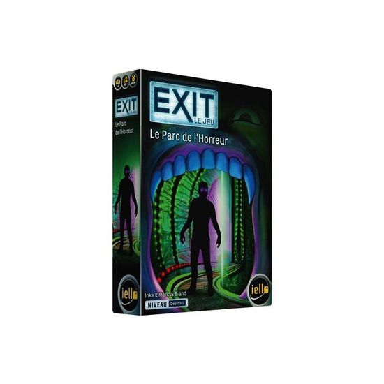 Iello Exit: Il Parco Dell'Orrore - Gioco Da Tavolo Escape Room, Gioco Di Avventura E Enigmi Per Famiglie E Amici
