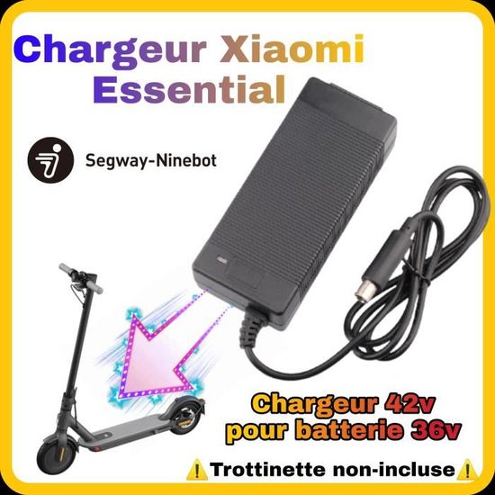 EBKCQ 42V 2A Chargeur Trotinette Electrique pour Xiaomi M365, Adaptateur Secteur Alimentation pour Ninebot ES1 ES2 ES4, Compatible Overboard EBKCQ 42V 2A Chargeur Trotinette Electrique pour Xiaomi M365, Adaptateur Secteur Alimentation pour Ninebot ES1 ES2 ES4, Compatible Overboard