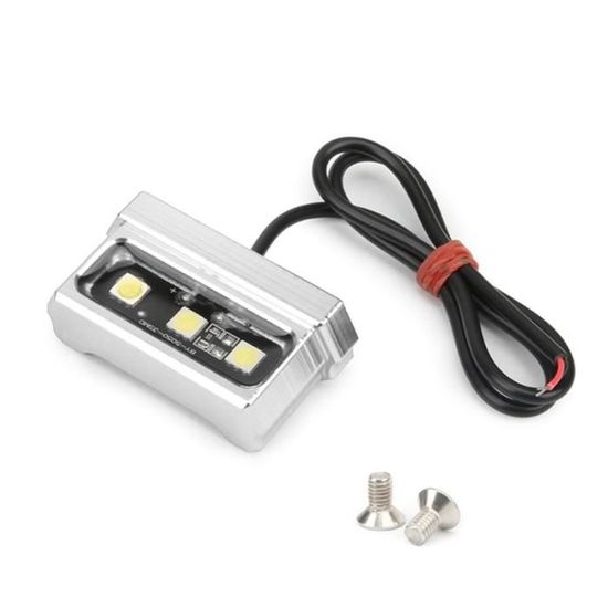 Lot De 2 Lampes LED Pour Moto - Éclairage Plaque Immatriculation Blanc - Neuf