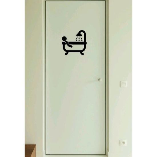 Get Wallpaper Salle De Bain Sticker Autocollant Tuning Deco Porte Adhesif Douche Personnage Nu Noir 10cm Achat Vente Stickers Soldes Cdiscount Desktop Wallpaper Free