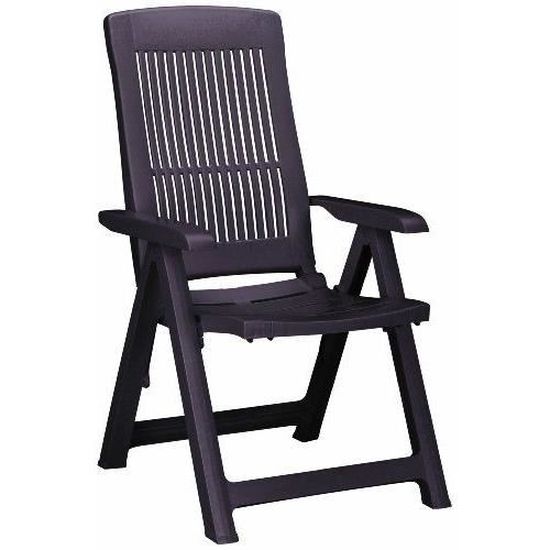 Best Santiago Fauteuil De Jardin Pliant Marron Achat Vente