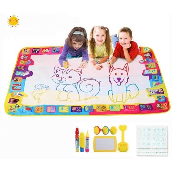 Aquadoodle,Tapis de Dessin 100 X 90 Cm NEFLSI Tapis de Griffonnage Tapis Aquadoodle Tapis Dessin Aquadoodle,Tapis de Dessin 100 X 90 Cm NEFLSI Tapis de Griffonnage Tapis Aquadoodle Tapis Dessin