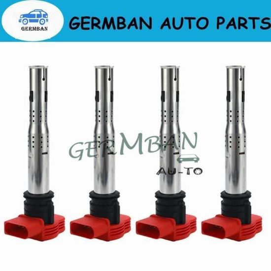 Lot De 4 Bobines Allumage HZTWFC - OEM 06E905115E, Pour VW Audi Skoda Seat