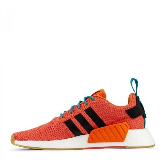 Basket adidas Originals NMD R2 Summer CQ3081 Orange Noir Blanc Bleu Homme Orange Cdiscount Chaussures