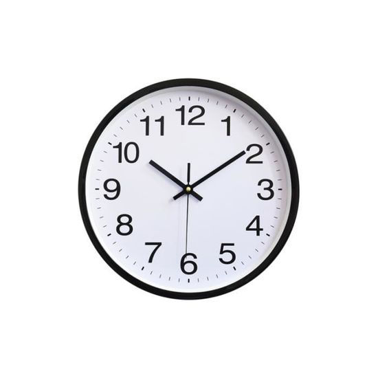 12inches / 30cm horloge murale décorative simple Horloge avec mouvement silencieux lumineuse pour la maison  HORLOGE - PENDULE