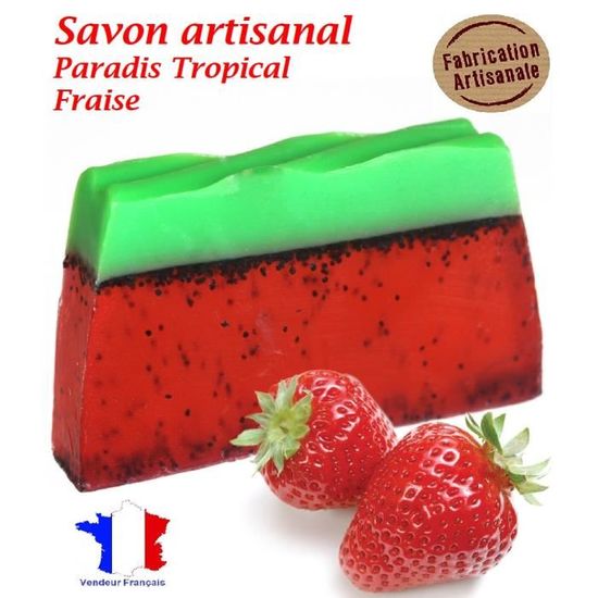 Savon Artisanal Au Riz 100G - Hydratant Et Réparateur Pour Corps Et Visage - 100% Naturel