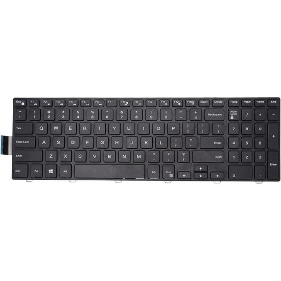 Clavier D'ordinateur Portable Dell Inspiron 1545 - Remplacement - Clé Noire UK - Occasion