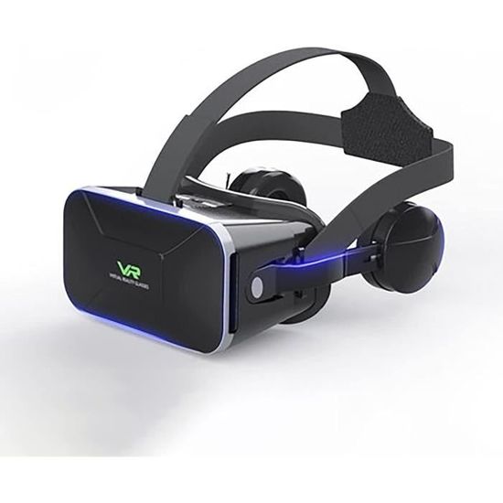 LONGLU VR Casque VR Bluetooth Pour IPhone/Samsung... Lunettes De Réalité Virtuelle 3D Avec