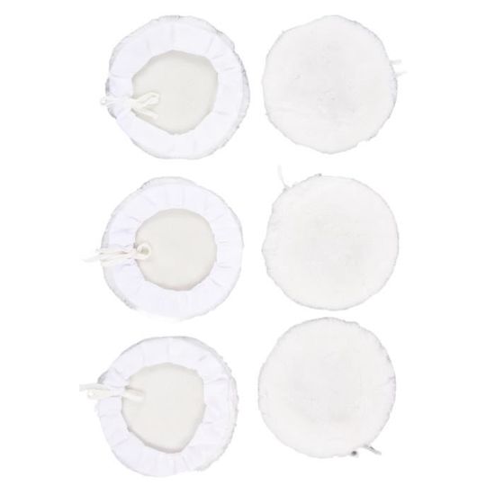 Tampon De Polissage En Laine D'agneau, 4x 125mm Feutre De Laine Tampon De Polissage Roues De