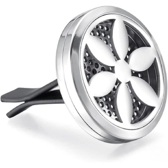 Lot De 6 Désodorisants Voiture Suspendus En Diatomite - Parfum Durable, Design Fleur En Relief - Pour Rétroviseur - 3