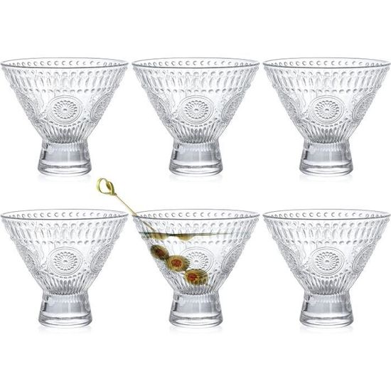 Verre A Martini Lot De 60 Verres à Martini En Plastique GBACHOOSE
